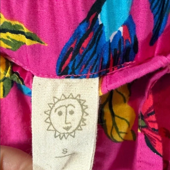 PRINTFRESH HUMMINGBIRD ANKLE PAJAMA PANTS SMALL - Picture 4 of 5